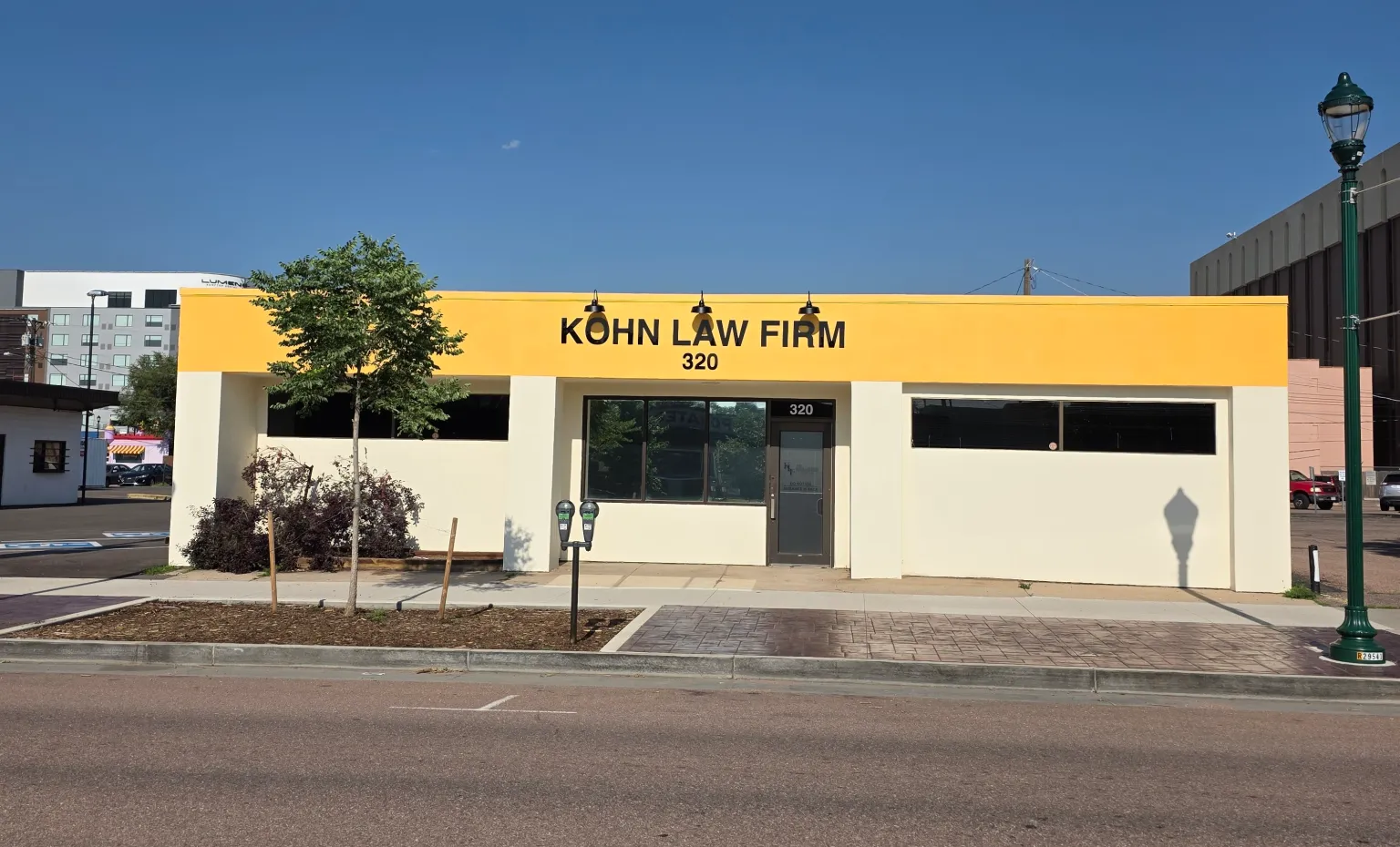 The Kohn Law Firm office building at 320 in downtown Colorado Springs