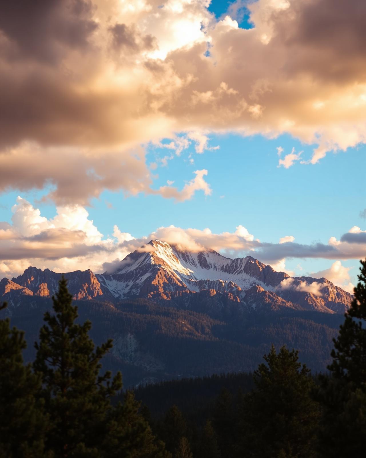 Pikes Peak mountain summit